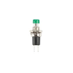 Bouton poussoir 7mm cap vert