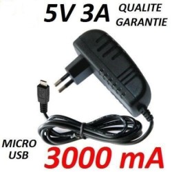 Adaptateur 220V - 5V 3A...